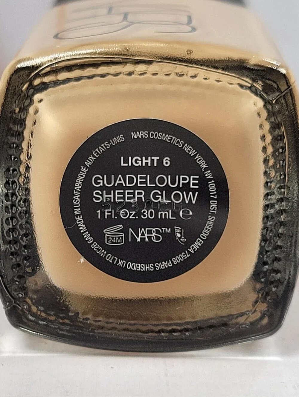 NARS Sheer Glow Foundation in Guadalupe L6 NEW!